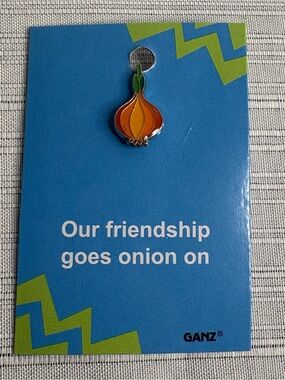 Onion GANZ Pin NWT